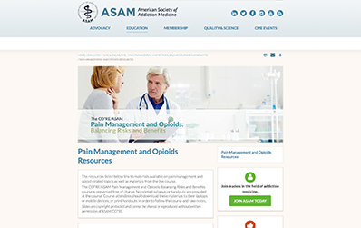 Evaluate Risks and Benefits of Opioid Therapies